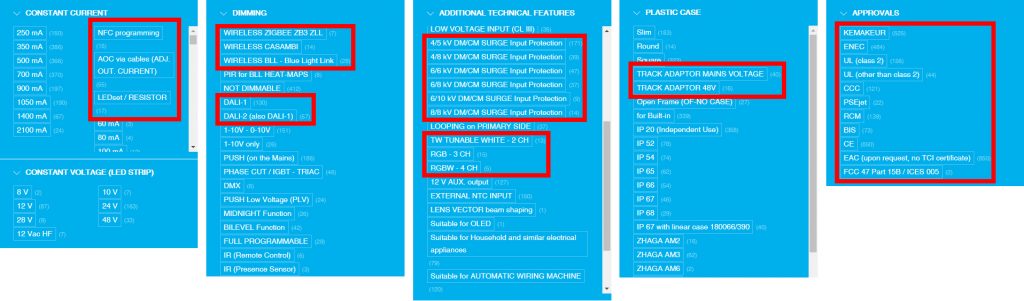 LED Driver Search Engine - UPDATE - TCI